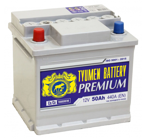 Тюмень 50 А/ч о.п. 440А 12V Premium