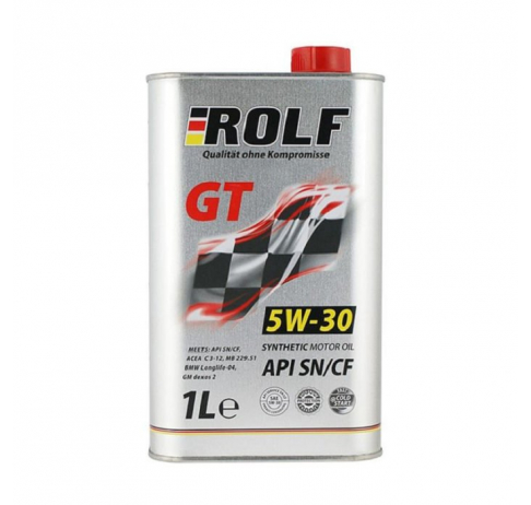 Масло моторное ROLF GT SAE 5W-30 ACEA A3/B4 1л