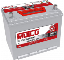 Mutlu 68 А/ч о.п. 600А 12V SBF M3   75D23FL бортик Asia
