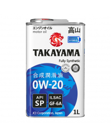 Масло моторное Takayama 0W-20 API SP/CF GF-6 1л
