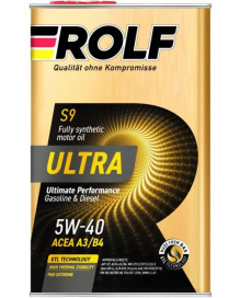 Масло моторное ROLF Ultra S9 5W-40 A3/B4 SN/CF 1л металл