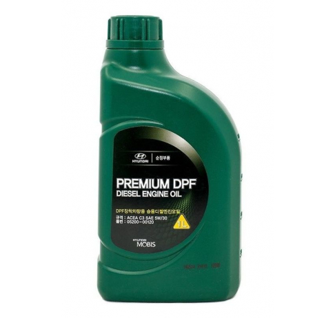 Масло моторное Hyundai Premium DPF Diesel 5W-30 1л