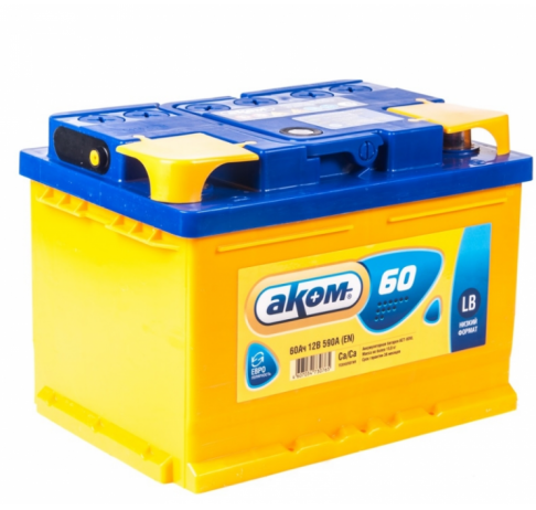 Аком 60 А/ч п.п. 540А 12V STANDART 6CT-60.1 LA