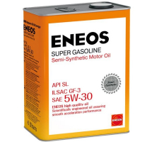 Масло моторное Eneos Super Gasoline SL 5W-30 полусинтетическое 4 л 