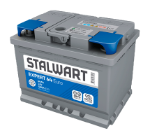 STALWART 64 А/ч о.п. 580А 12V Expert