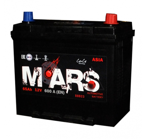 MARS 65 А/ч о.п. 600А 12V 88D23 Asia