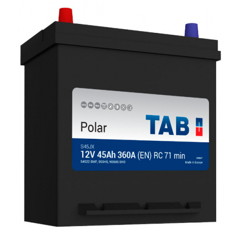 Tab 45 А/ч п.п. 360А 12V Polar (54522) Asia