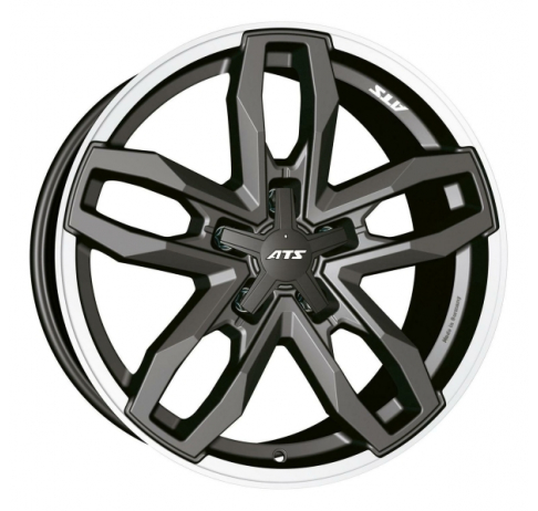 ATS Temperament 18 / 5*150 ET51 D110.1 J8.5 Blizzard Grey Lip Polishe