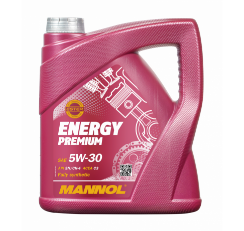 Масло моторное Mannol Energy Premium 5W-30 API SN/CH-4 ACEA C3 4л