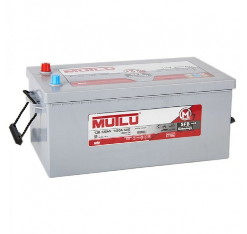 Mutlu 225 А/ч о.п. (+;-) 1400А 12V SBF