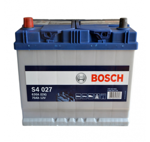 Bosch 70 А/ч п.п. 630А 12V Silver Asia (570 413) (S4027)