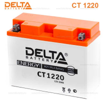 Delta 20 А/ч о.п. 270А 12V CT1220.1 AGM (YTX20L-BS)
