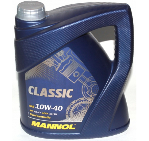 Масло мотоpное Mannol Classic 10W-40 SN/CF (4л)