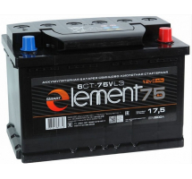 Smart 75 А/ч о.п. 600А 12V ELEMENT