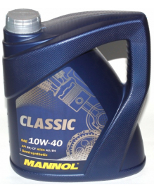 Масло мотоpное Mannol Classic 10W-40 SN/CF (4л)