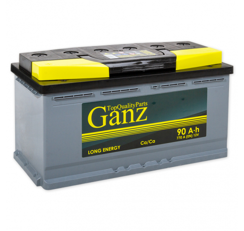 GANZ 90 А/ч о.п. 770А 12V GA900