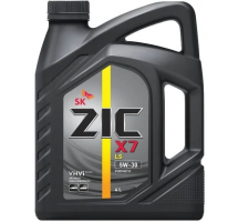 Масло моторное ZIC X7 LS 5W-30 4л  