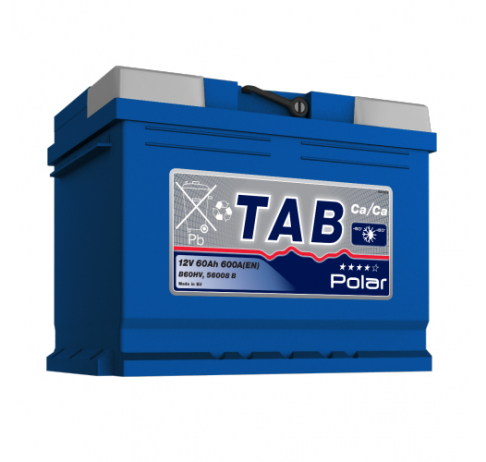 Tab 60 А/ч п.п. 600А 12V Polar Asia