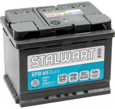 STALWART 65 А/ч о.п. А V EFB