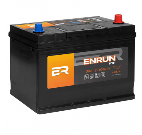 Enrun 100 А/ч п.п. 900А 12V TOP Asia