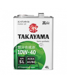 Масло моторное Takayama 10W-40 API SL ACEA A3/B4 4л
