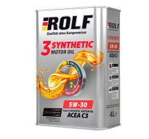 Масло моторное ROLF 3-Synthetic 5W-30 ACEA C3 4л