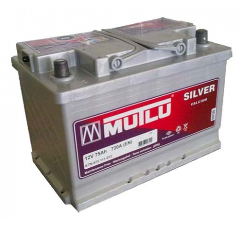 Mutlu 75 А/ч о.п. 720А 12V SBF M3