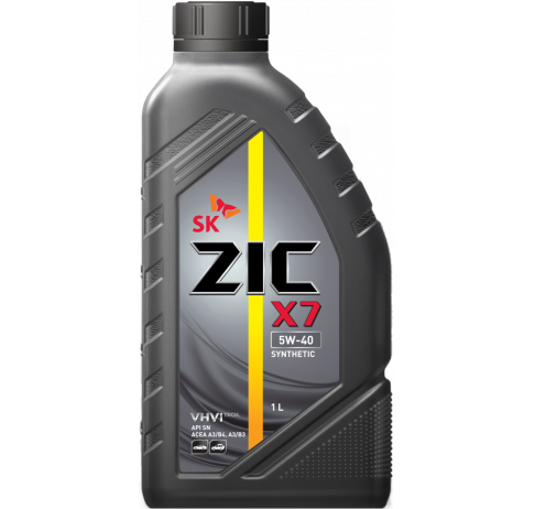 Масло моторное ZIC X7 5W-40 1л