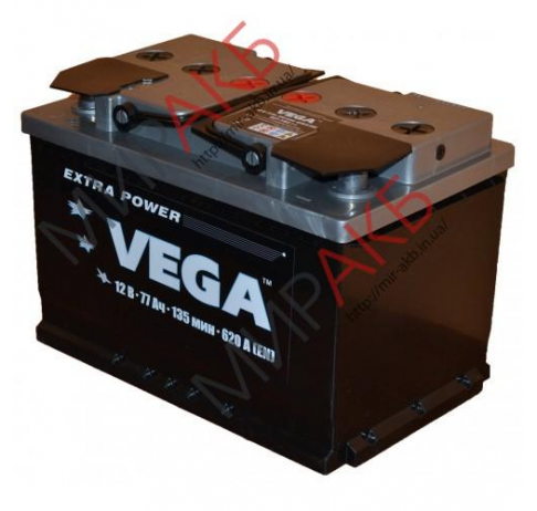 Vega 77 А/ч о.п. А 12V 