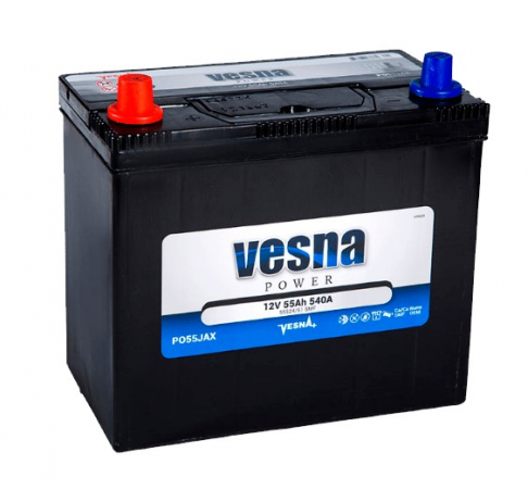 Vesna 45 А/ч п.п. А 12V POWER JIS Asia