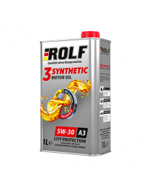 Масло моторное ROLF 3-Synthetic 5W-30 ACEA A3/B4 1л