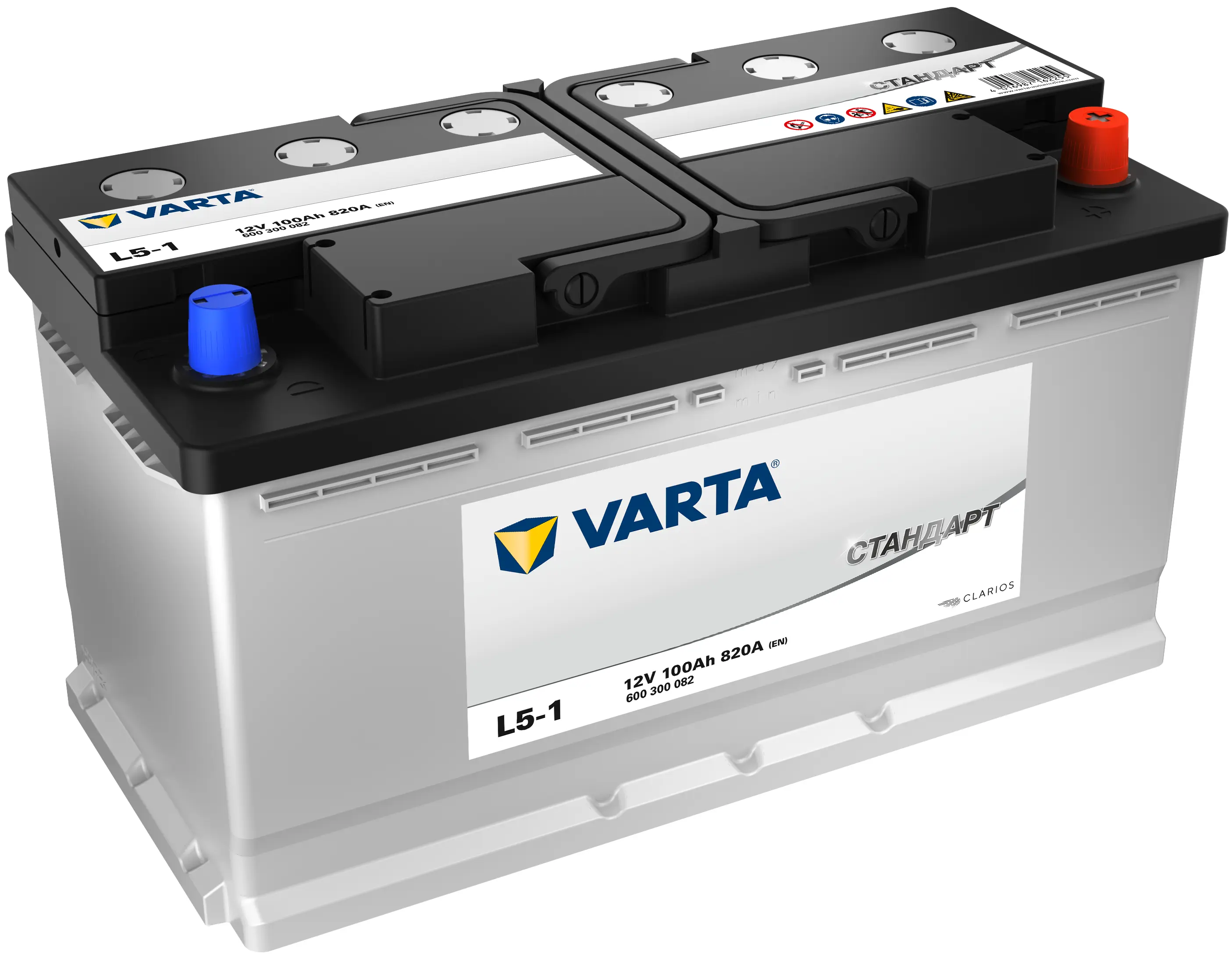 VST 100 А/ч о.п. 820А 12V Standart