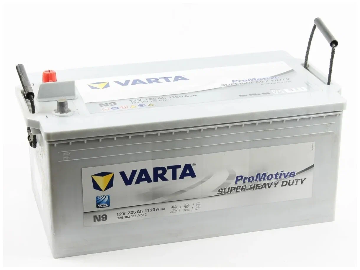 VST 225 А/ч о.п. (+;-) 1150А 12V Стандарт (725 012)