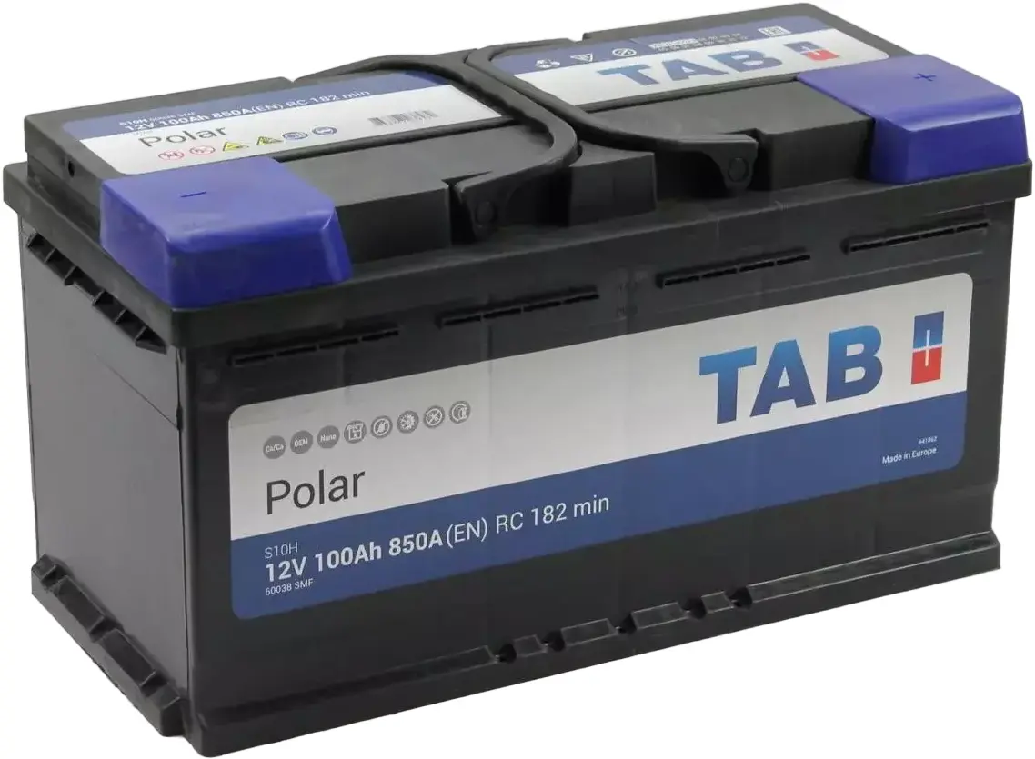 Tab 100 А/ч о.п. 850А 12V Polar(60038)