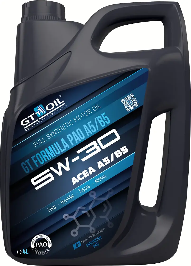 Масло мотоpное GT Formula PAO 5W30 SL/CF/A5/B5 4л