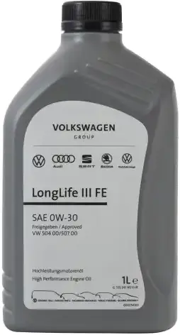 Масло моторное VAG 0W-30 LongLife FE 1л (504.00/507.00)