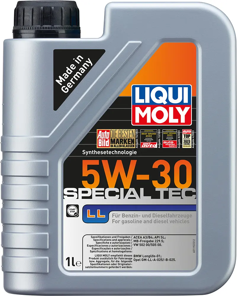 Масло моторное Liqui Moly 5W-30 (Special Tec LL) 1л