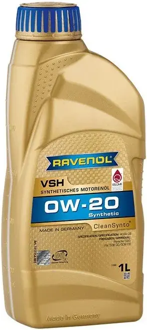 Масло мотоpное Ravenol VSH SAE 0W-20 (1л) VW 508.00 / VW 509.00 / C5