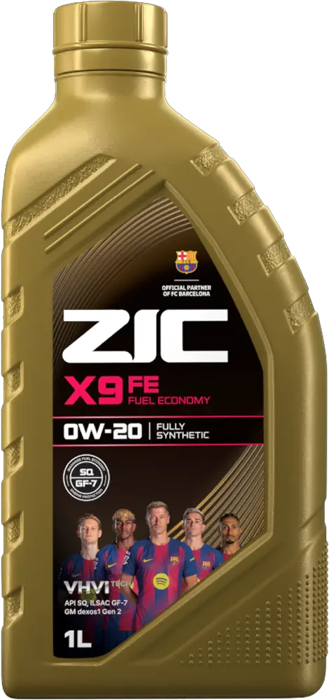 Масло моторное ZIC 0W-20 X9 FE синтетическое 1 л API SP ILSAC GF-6