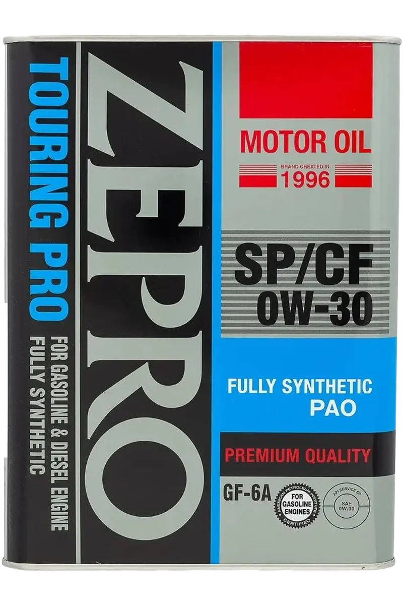 Масло моторное Idemitsu 0W-30 4L Zepro Touring Pro