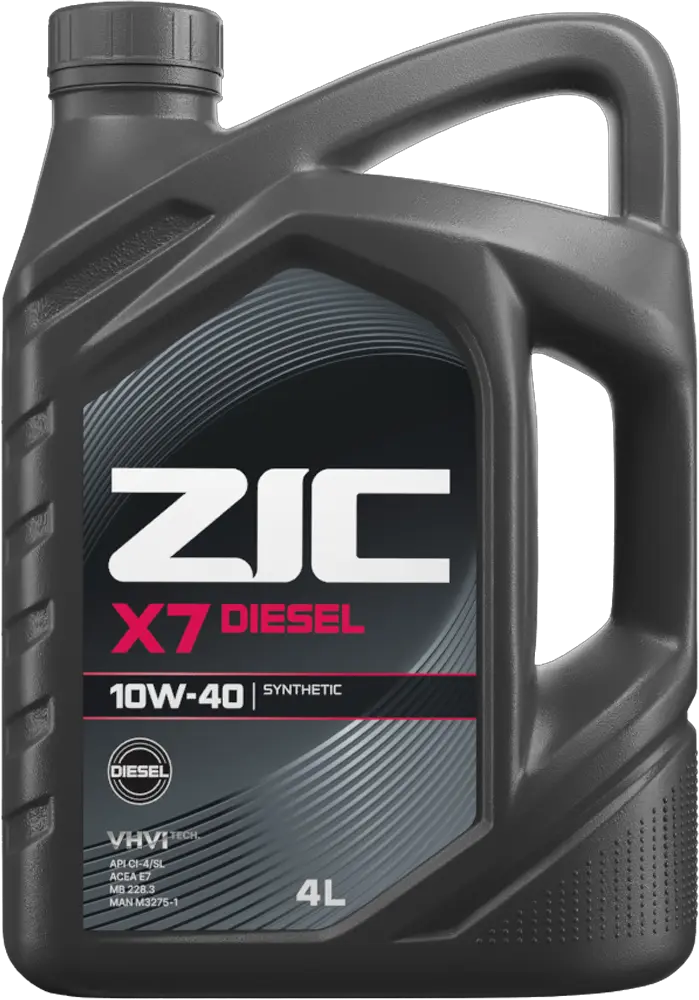 Масло моторное ZIC X7 Diesel 10W40 4л