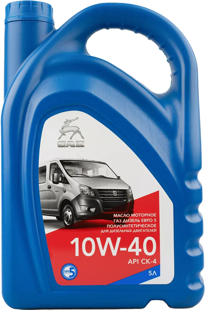 Масло моторное GAZ 10W40 синтетика 5л (API SG/CD)