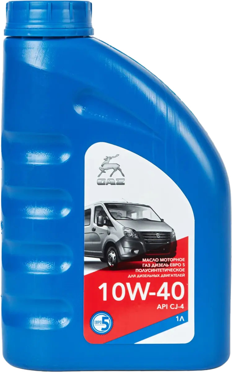 Масло моторное GAZ 10W40 синтетика 1л (API CJ4/ACEA E9)