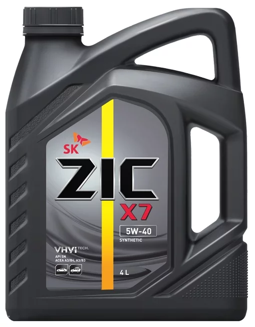 Масло моторное ZIC X7 5W-40 4л