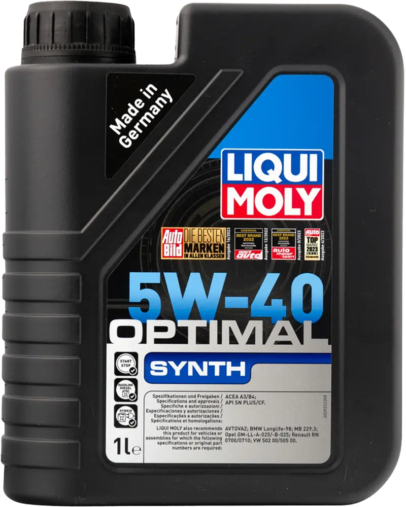 Масло моторное Liqui Moly 5W-40 (Optimal) 1л