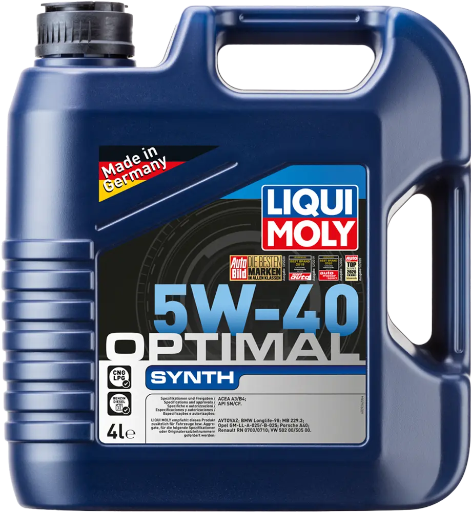 Масло моторное Liqui Moly 5W-40 (Optimal) 4л