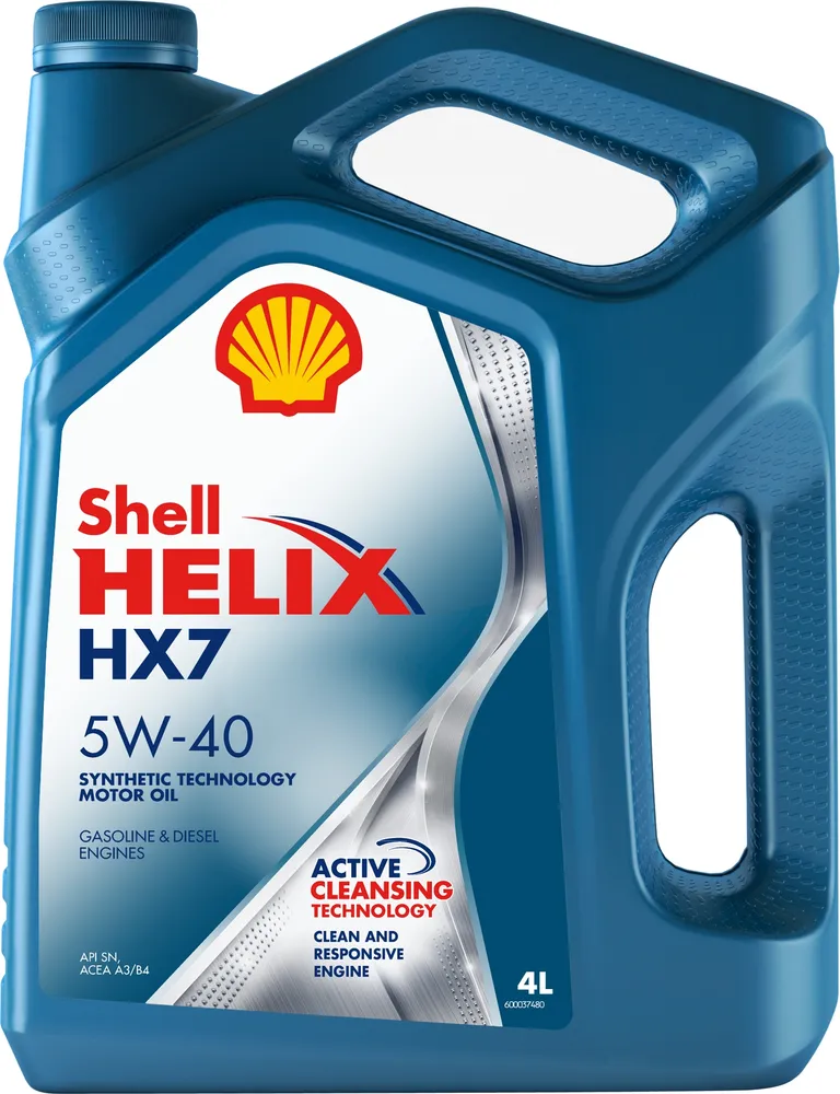 Масло мотоpное Shell Helix HX7 5W-40 4л