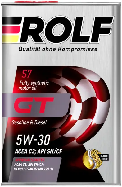 Масло моторное ROLF GT 5W-30 SN/CF 1л