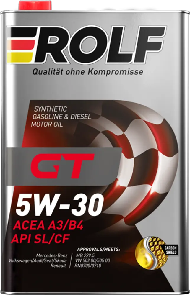 Масло моторное ROLF GT SAE 5W-30 ACEA A3/B4 1л