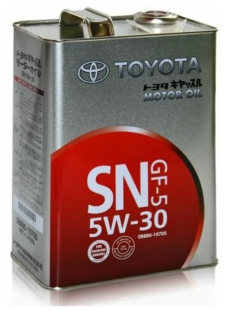 Масло моторное Toyota Motor Oil SN/GF-6 5W-30 4л (металл)